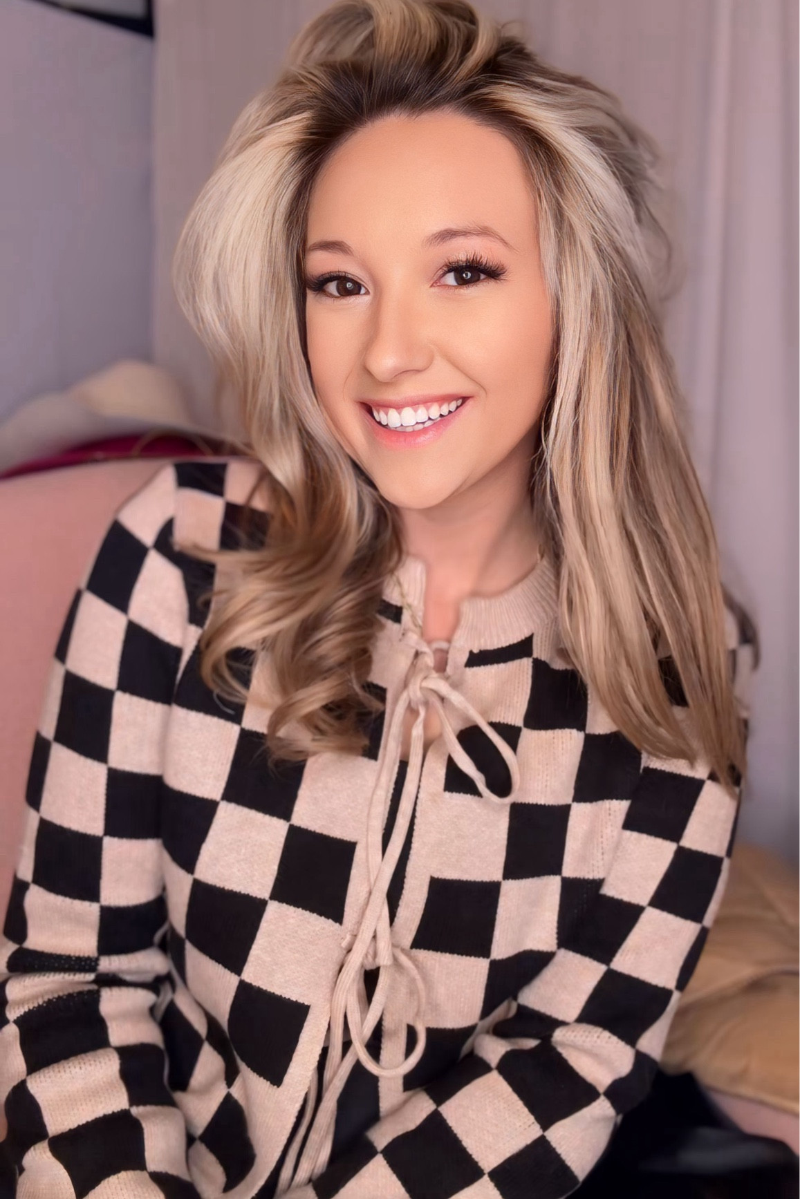 Checkered cardi🖤 

Checkered, cardigan, black, tan, tie, bows, double tie, hairstyle, curls, wand, easy, mom, outfit, style, casual, chic,



#LTKMostLoved #LTKBeauty #LTKSpring