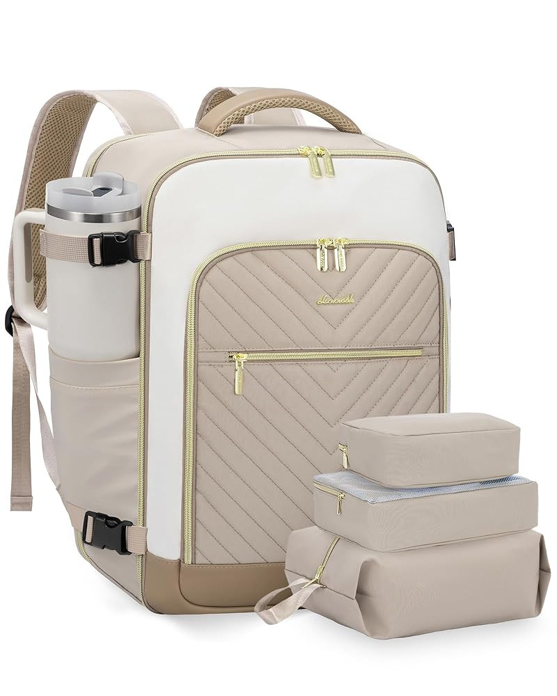 LOVEVOOK Large Travel Backpack for Women, TSA Carry on Backpack for Airplanes, 40L Personal Item ... | Amazon (US)