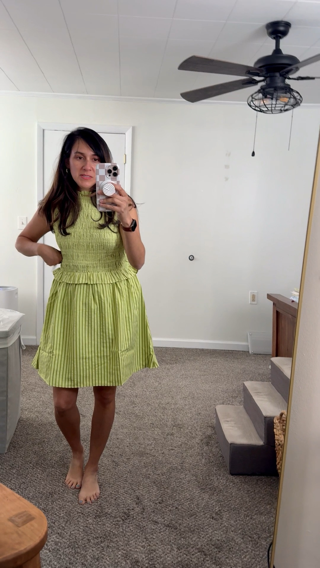 It’s already sold out. I’ll be on the lookout for restocks! 
 I links other cute sun dresses in green

#LTKstorytime #LTKdayinmylife #LTKvlog