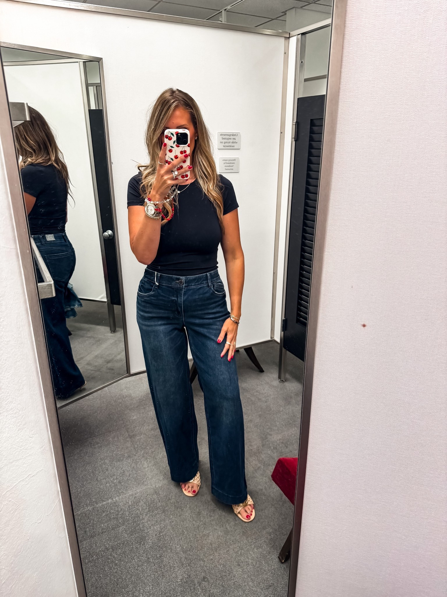 Full length wide leg pants under $60 size down if in between VERY stretchy!

#LTKOver40 #LTKSaleAlert #LTKFindsUnder100