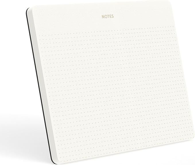 Mouse Pad Notepad for Professionals, Executive's Desk Note Pad, Minimalist, Gold Foiled, Dotted L... | Amazon (US)