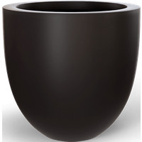 Alzira Bowl Planter - 23 x 23 x 22 in - Charcoal (Matte) | Jay Scotts | Plant Addicts