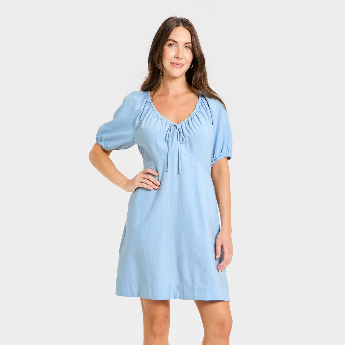 Women's Puff Short Sleeve Mini A-Line Dress - Universal Thread™ | Target