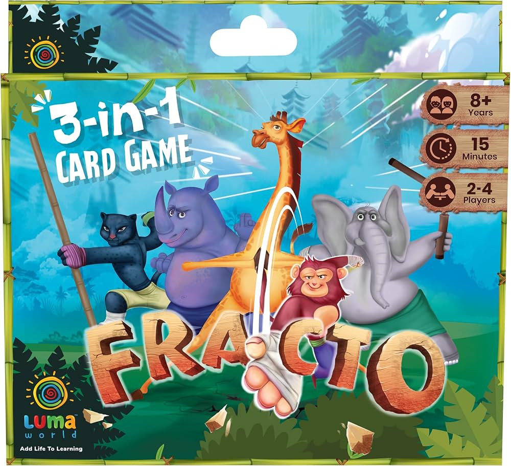 Luma World Fracto Educational Card Game for 8+ Years to Learn Fractions, Mental Math, Memory and ... | Amazon (US)