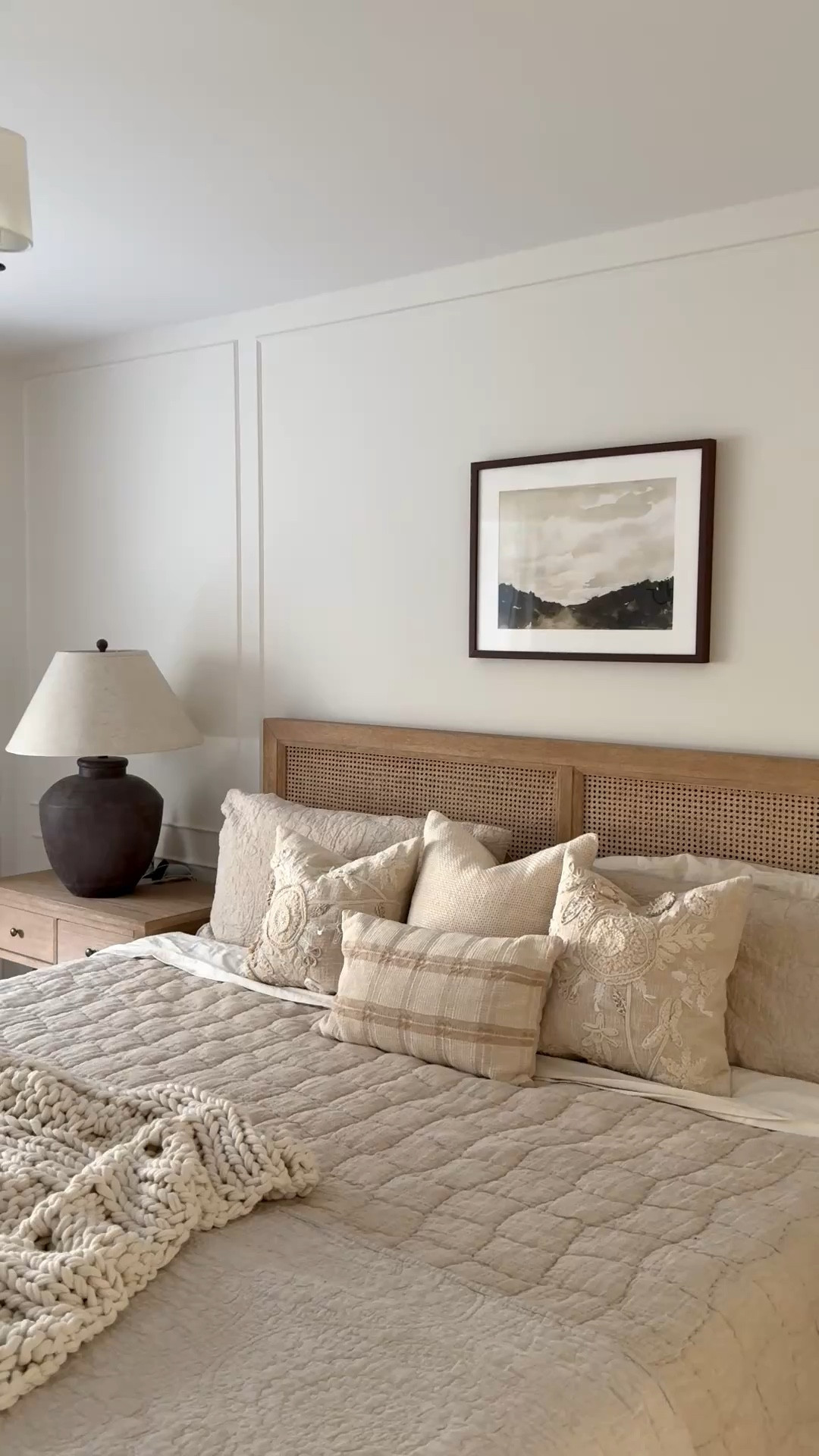 Bedroom details, Roman shades, lighting 

#LTKstyletip #LTKcanada #LTKhome