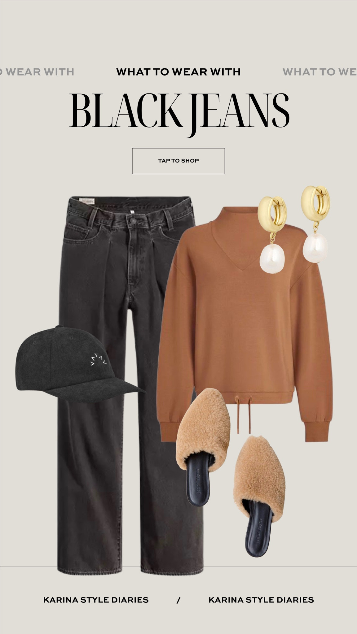 Pleated black jeans and the softest sweatshirt I own! Sneaking slippers

#LTKshoecrush #LTKfindsunder100 #LTKstyletip