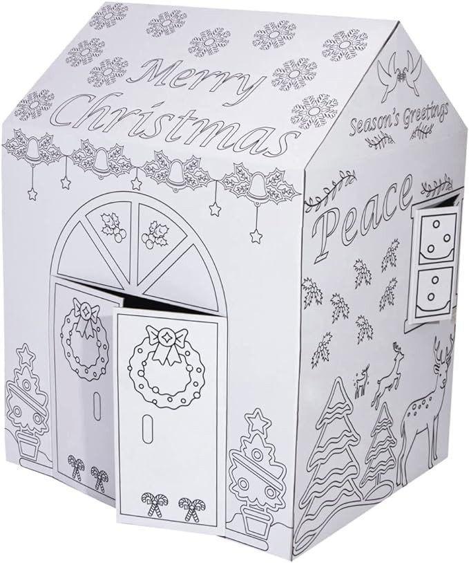 ColorJo “Joy to The World” Color Your Own Playhouse - Spread The Joy and Wonder of Christmas ... | Amazon (US)