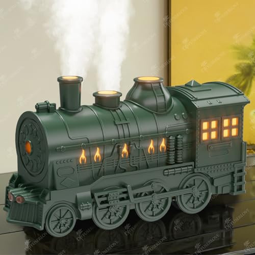 Diffuserlove Essential Oil Diffuser 300ML Train Cool Mist Humidifier Quiet Aromatherapy Diffuser with Night Light for Bedroom Desk | Amazon (US)