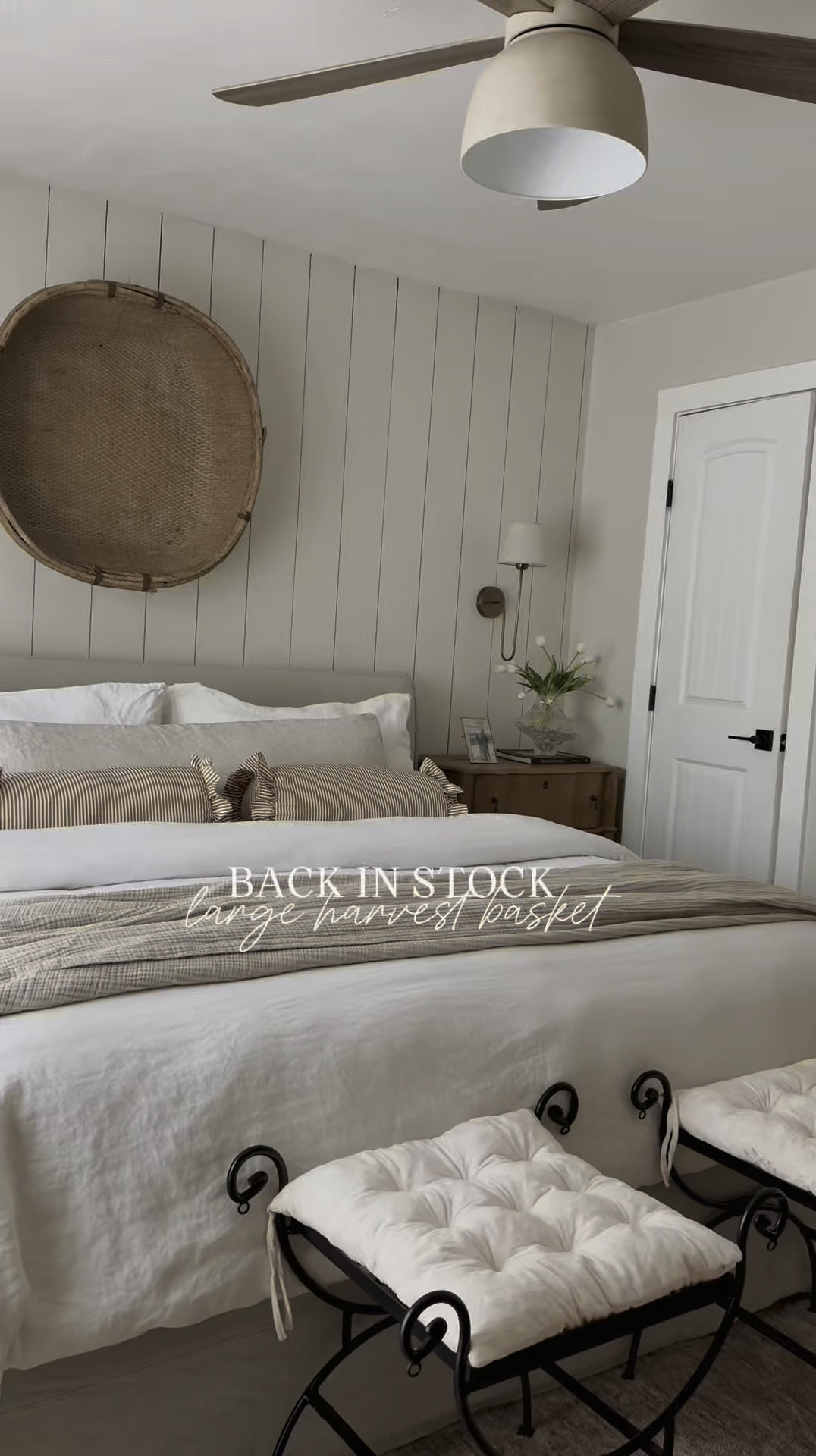 The large antique harvest basket that I hang over my master bed and use as my Christmas tree skirt is back in stock! It won’t be for long! It always sells out way before Christmas! 

#LTKHome #LTKSeasonal
