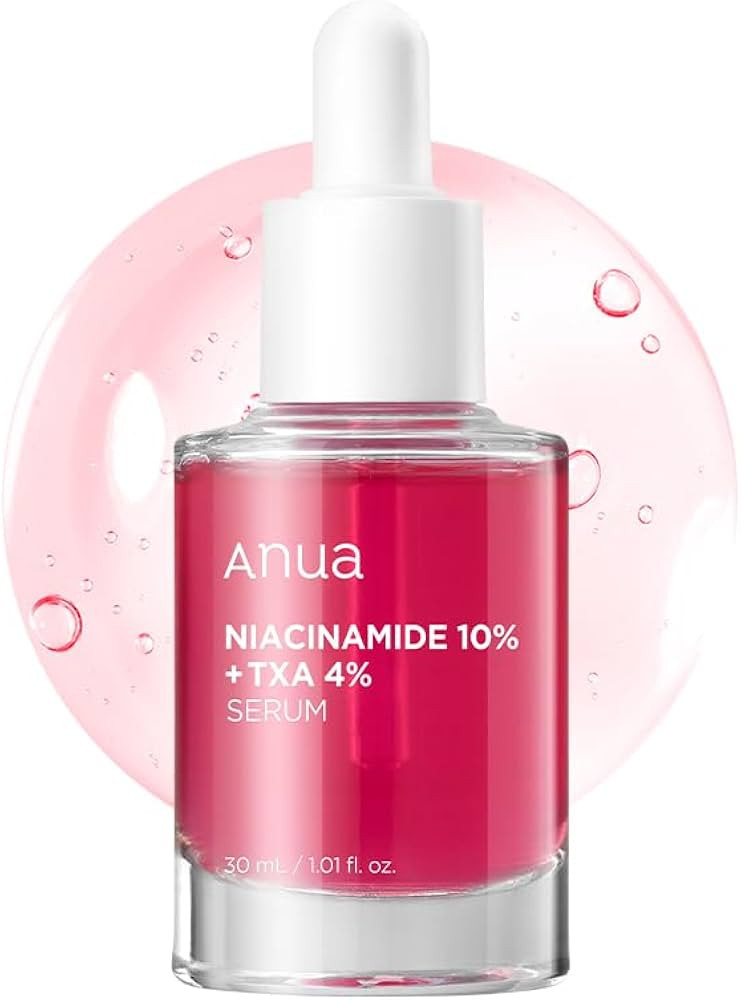 Anua 10% Niacinamide+ 4% Tranexamic Acid Serum, Ceramide, Hyaluronic Acid, Vitamin B12 natural co... | Amazon (US)