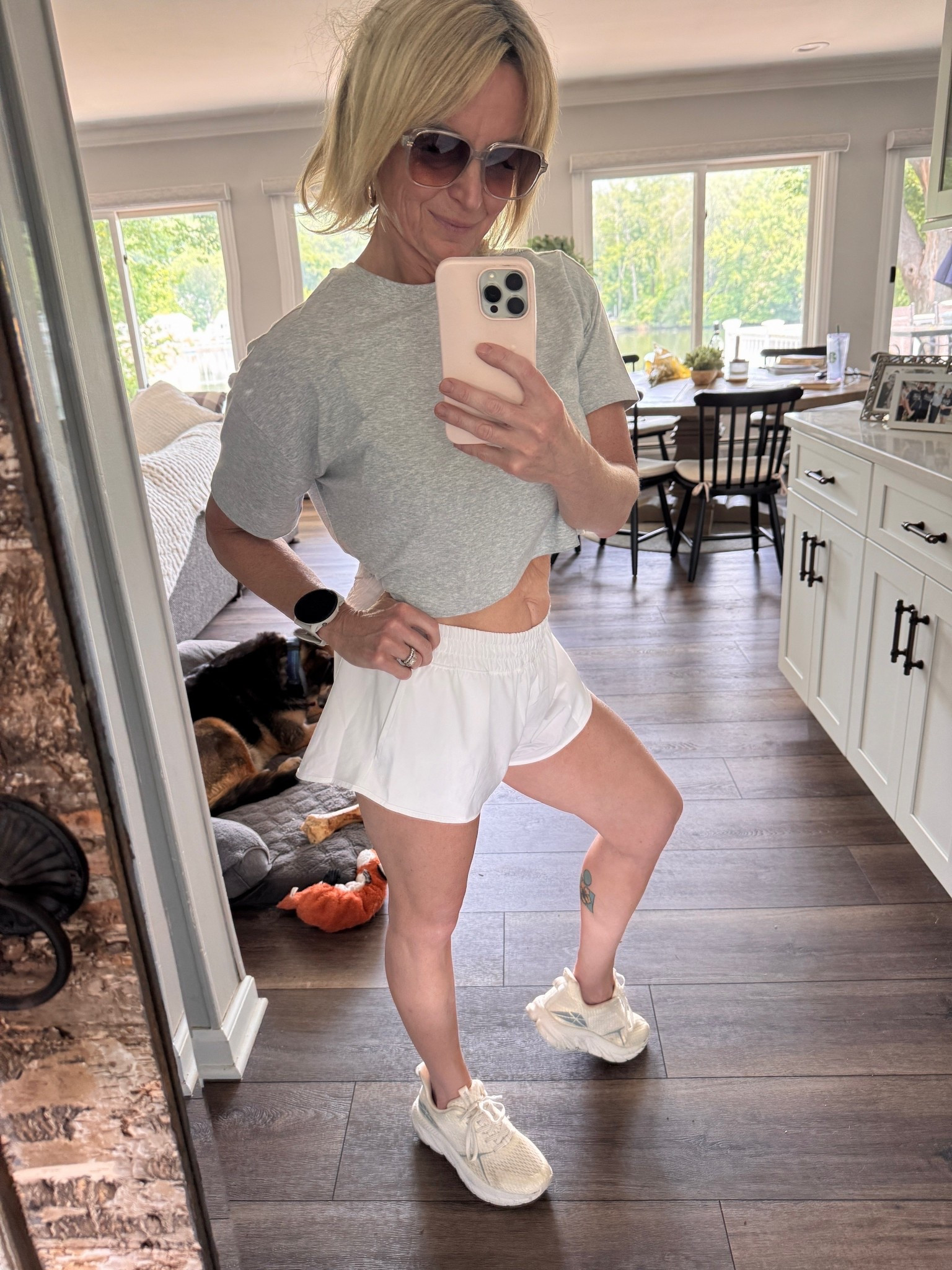 Outfit Details – Casual Cool Vibes ✨

Keeping it comfy and cute today in this laid-back look that’s perfect for workouts, errands, or just vibing around the house.
🔹 Cropped Tee – soft, breathable, and hits just right- Size XS 
🔹 High-Waisted Shorts – lightweight with a super flattering fit- Size Medium 
🔹 Sneakers – ultra-comfy + neutral enough to go with everything
🔹 Sunnies – oversized for that effortlessly cool touch

All pieces linked on my LTK 🖤 Tap to shop and save your faves!

#LTKfit #LTKstyle #AthleisureLook #ComfyAndCute #OOTD

#LTKActive #LTKOver40 #LTKSummerEdit