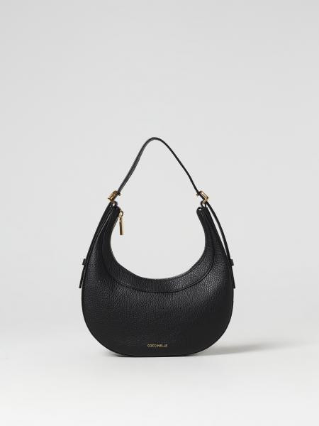 COCCINELLE: shoulder bag for woman - Black | Coccinelle shoulder bag PIP530101 online at GIGLIO.C... | Giglio.com - Global Italian fashion boutique