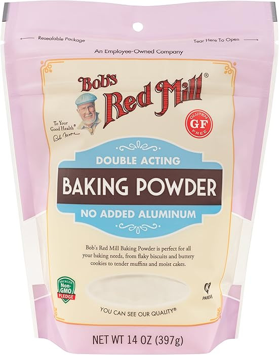 Bob's Red Mill Baking Powder, 14oz (Pack of 1) - Gluten Free, Vegan, Kosher | Amazon (US)