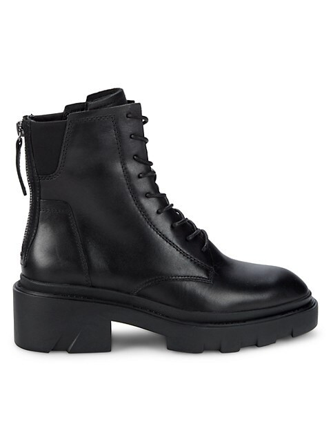 Ash Moody Leather Combat Boots on SALE | Saks OFF 5TH | Saks Fifth Avenue OFF 5TH