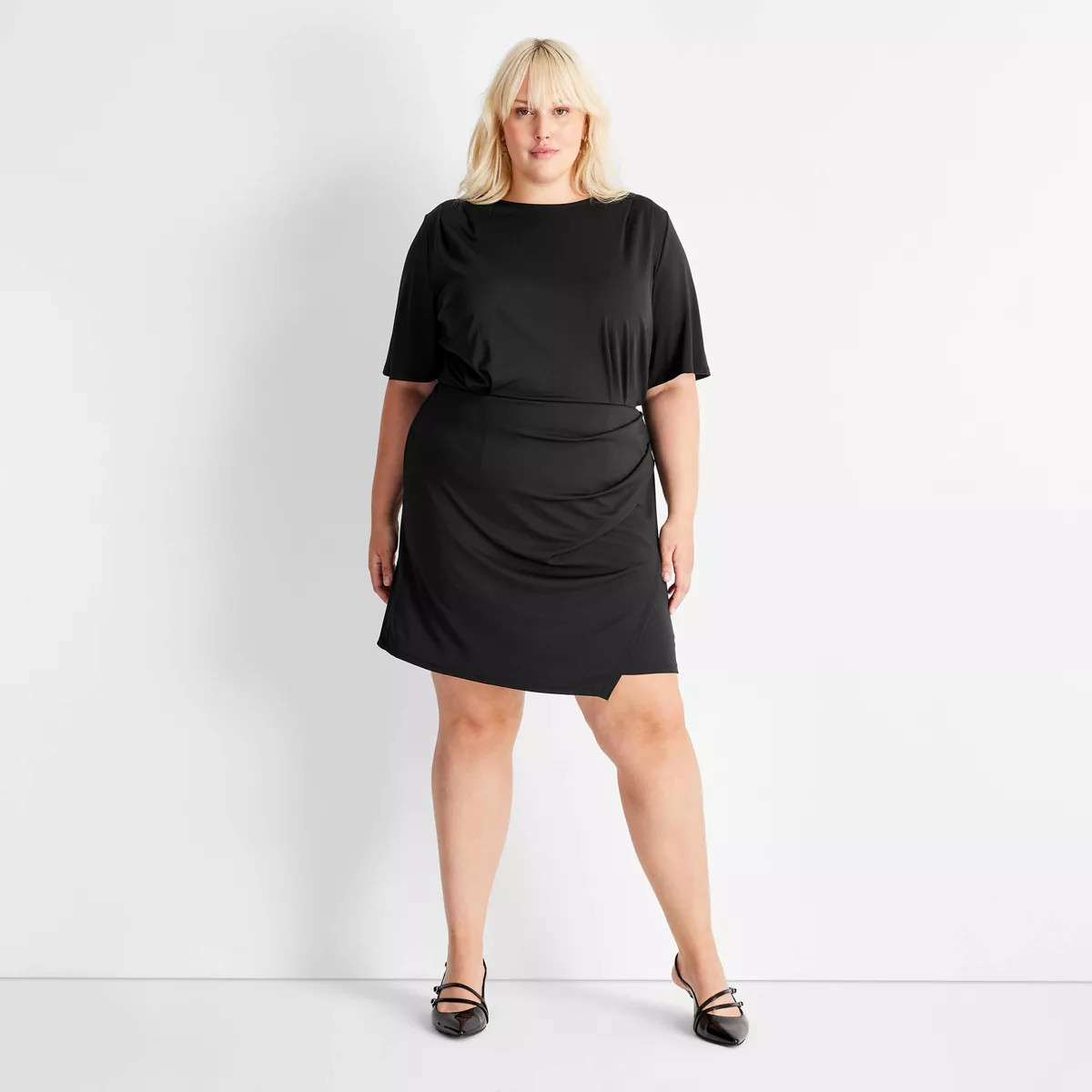 Women's Short Sleeve Mini T-Shirt Dress - Future Collective | Target