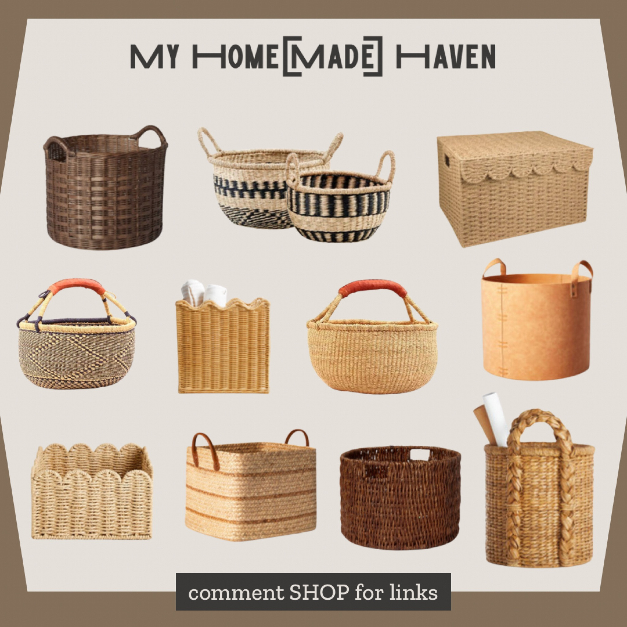 Shop my finds for the chicest baskets to add style and conceal clutter in your home! 

#LTKHome
