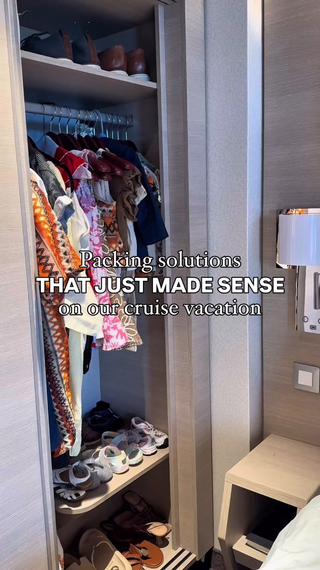 Made the most of our cruise cabin by experimenting with new packing solutions! 🛳️ 

#LTKTravel #LTKKids #LTKFamily