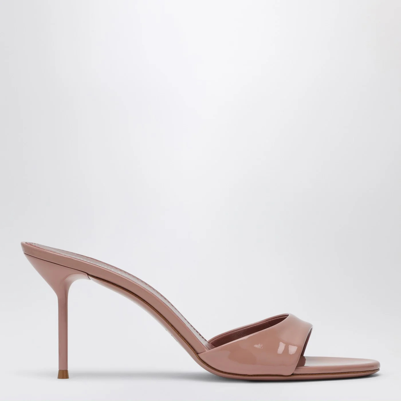 Lidia mule in antique pink patent leather | The Double F