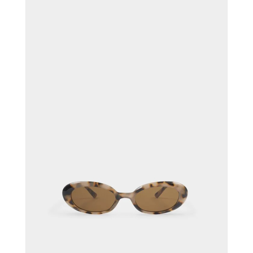 Nissi Slim Oval Sunglasses in Light Tortoiseshell | Katie Loxton Ltd. (UK)