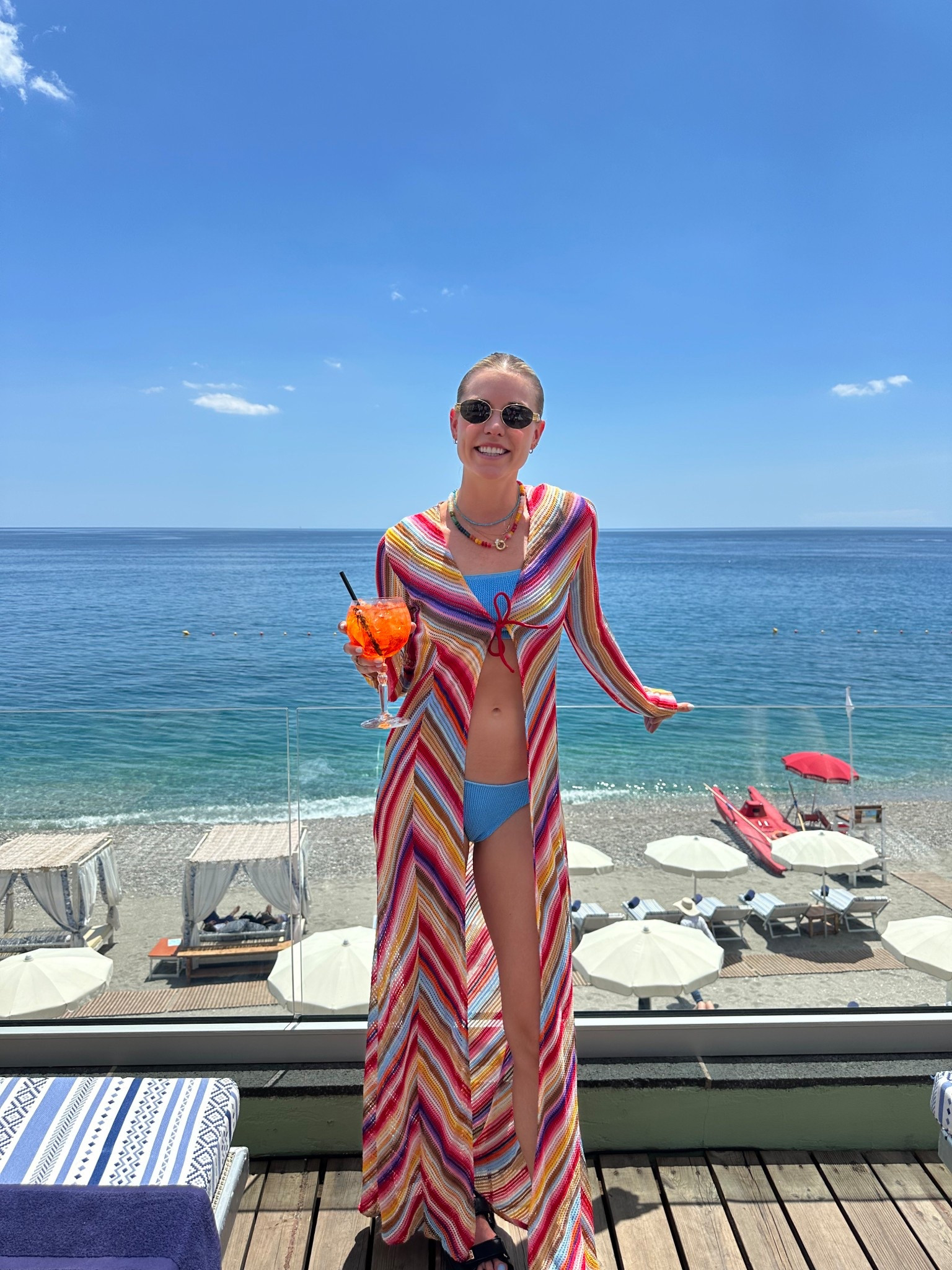 My go to beach outfit, I love the Mussolini coverups because of all the colors it is easy to match a bathing suit with. Also love hunza (london brand) for their coverage. I have tagged my fav go to jewelry for a summer vacay 
#laurenambledesigns #ladesigns #ad 

#LTKTravel #LTKSaleAlert #LTKSwim