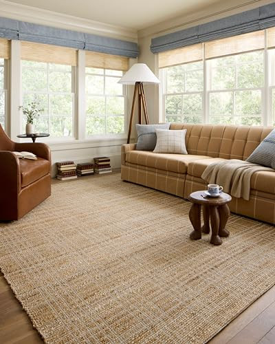 Loloi Chris Loves Julia Judy Collection JUD-01 Natural/Cream 8'-6" x 11'-6" Area Rug | Amazon (US)