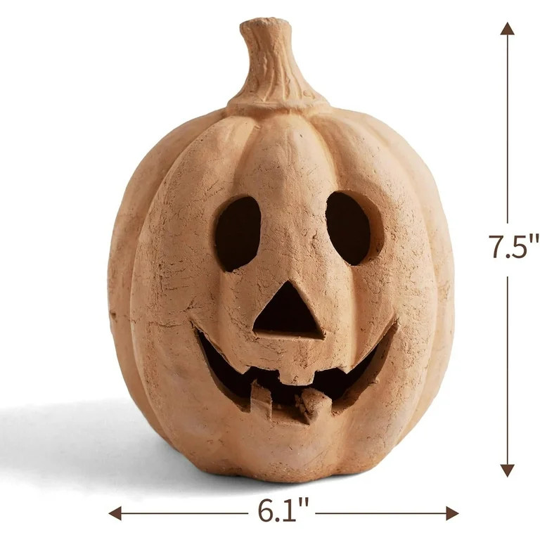 Fall Decor - Halloween Decorations - Handmade Pumpkin Jack O' Lantern Outdoor Indoor -Cute Hallow... | Walmart (US)