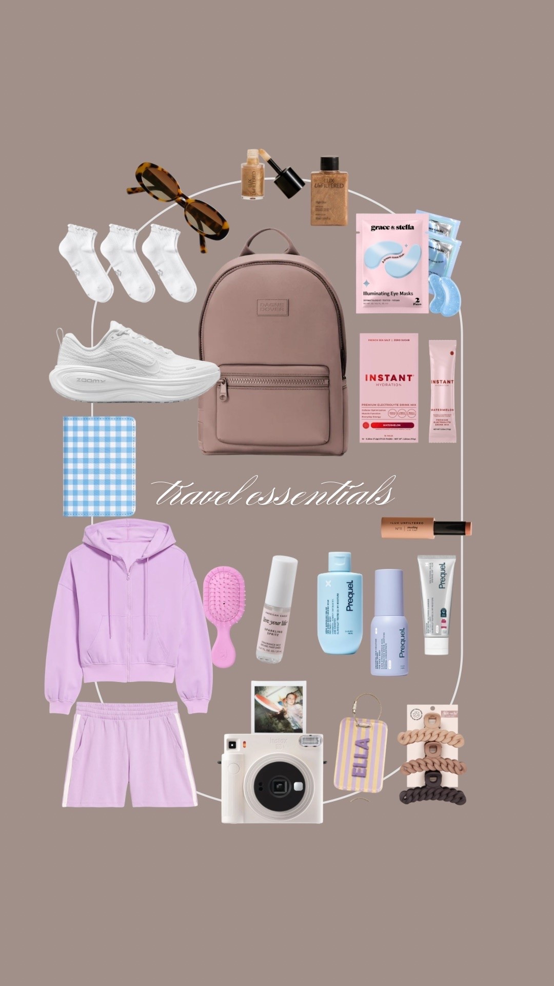 My personal travel essentials I LOVE and bring every time! ✈️💜