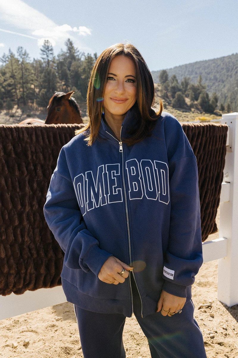 Homebody Zip Sweatshirt | Staykation