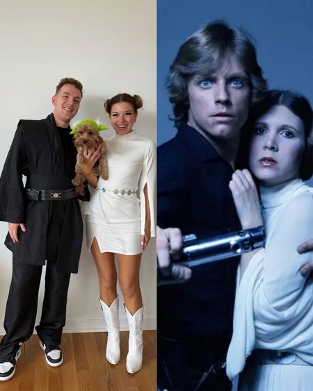 Princess Leia, Luke skywalker and yoda Halloween costume! Perfect Star Wars costume for a family or a couple! 

#LTKfindsunder100 #LTKHalloween #LTKstyletip