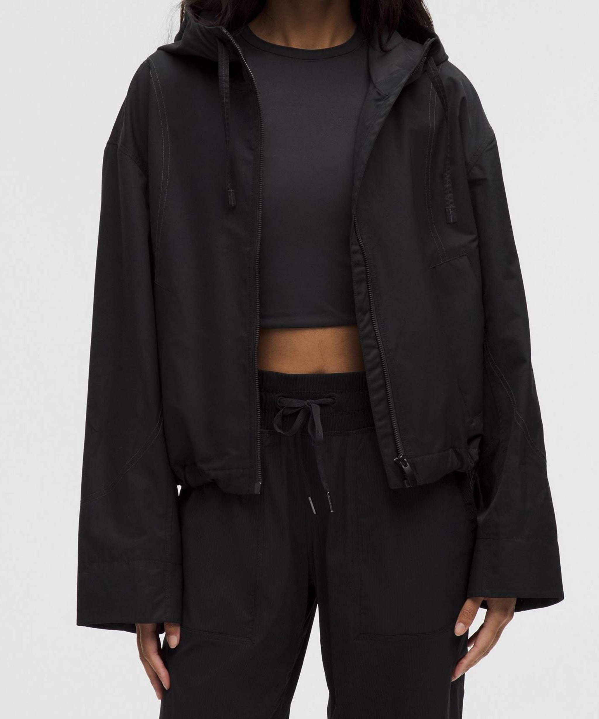 Water-Resistant Cropped Hooded Jacket - Resale | Lululemon (US)