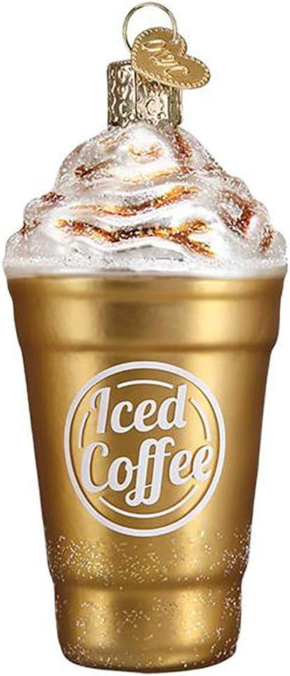Old World Christmas Glass Blown Blended Coffee Ornament | Amazon (US)