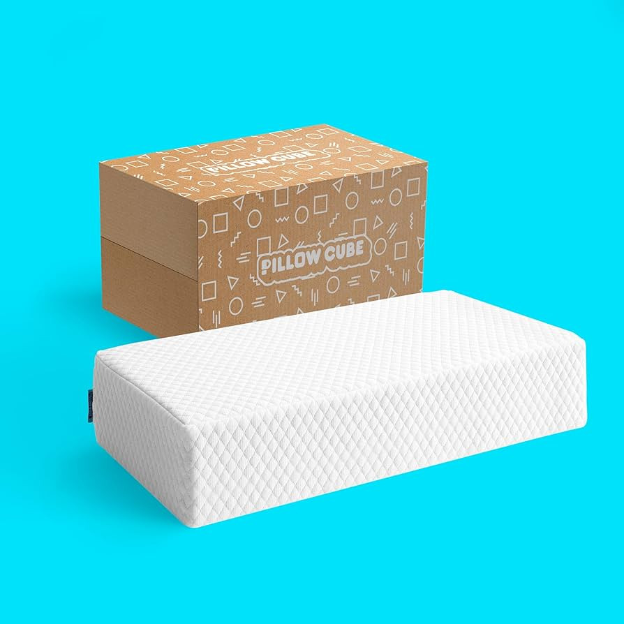 Pillow Cube Side Cube - 5" Cube Pillows for Side Sleepers, Cooling Memory Foam Pillows for Neck a... | Amazon (US)