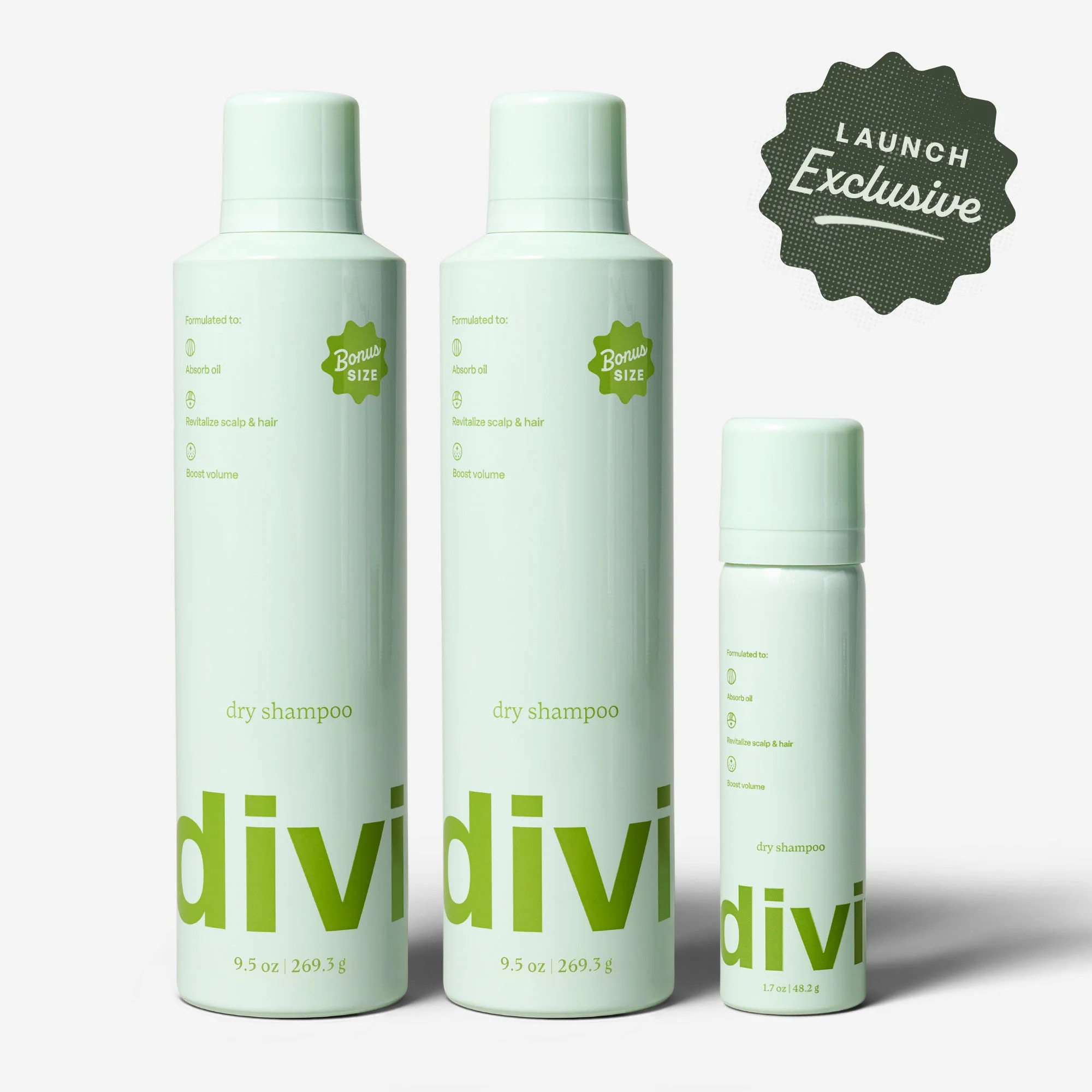 Dani's Go Big Dry Shampoo Bundle | Made For Reviving Hair Between Washes | Divi Official LLC