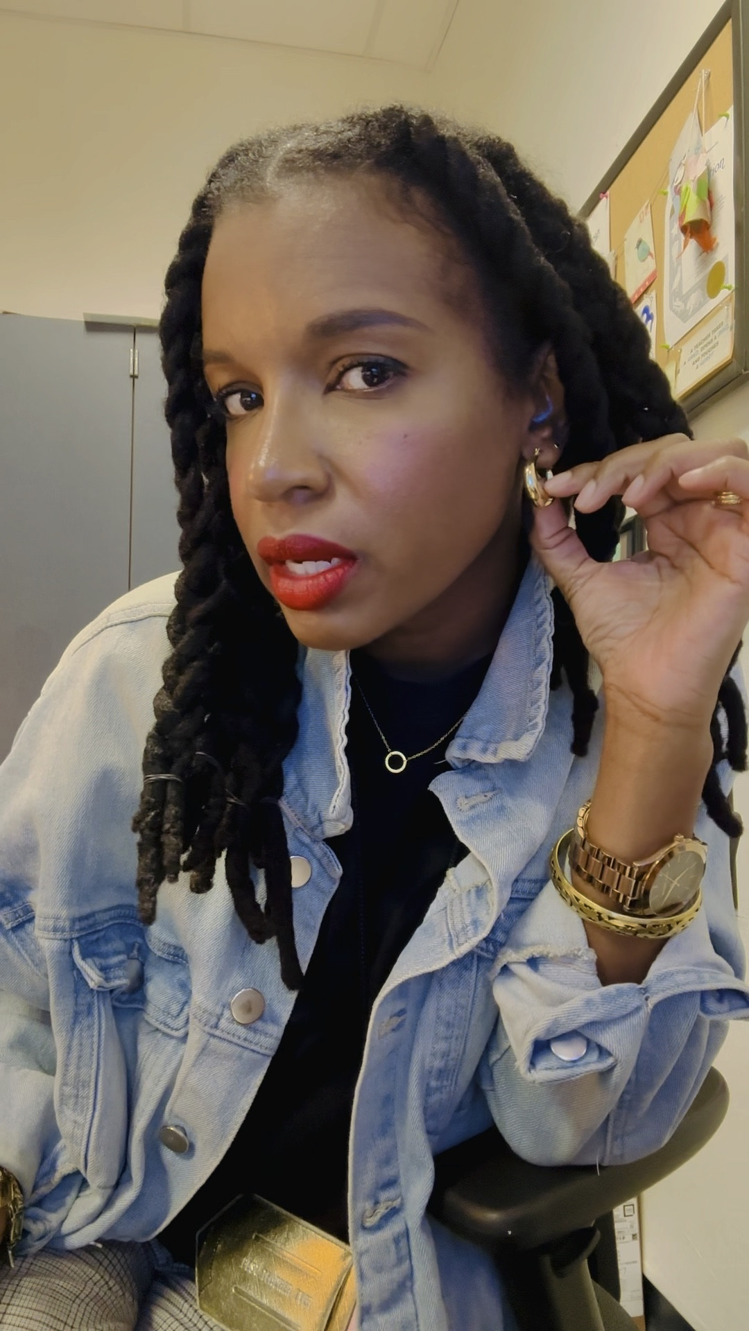 Earring of the day! These earrings are in high rotation. 🤌🏾#ltkjewelry

#LTKstyletip #LTKfindsunder50 #LTKover40