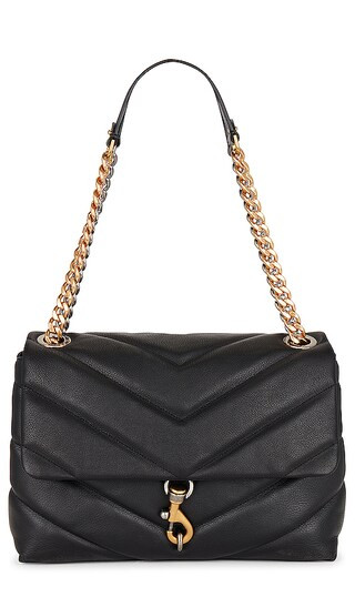 Edie Maxi Shoulder in Black | Revolve Clothing (Global)