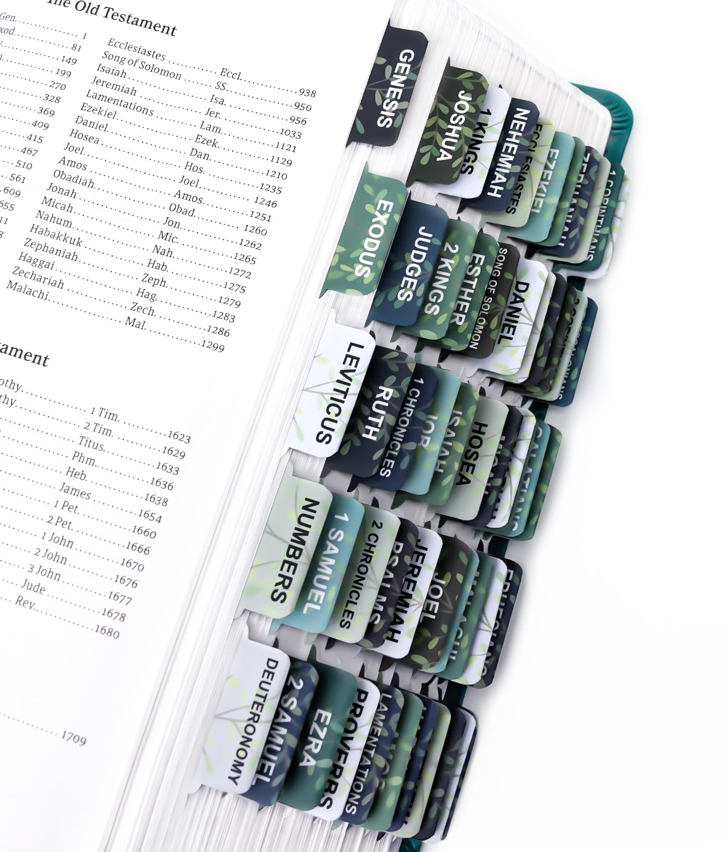 Laminated Bible Tabs for Women & Men - Large Print Tabs for Study Bibles, Boho Theme for Easy Nav... | Amazon (US)