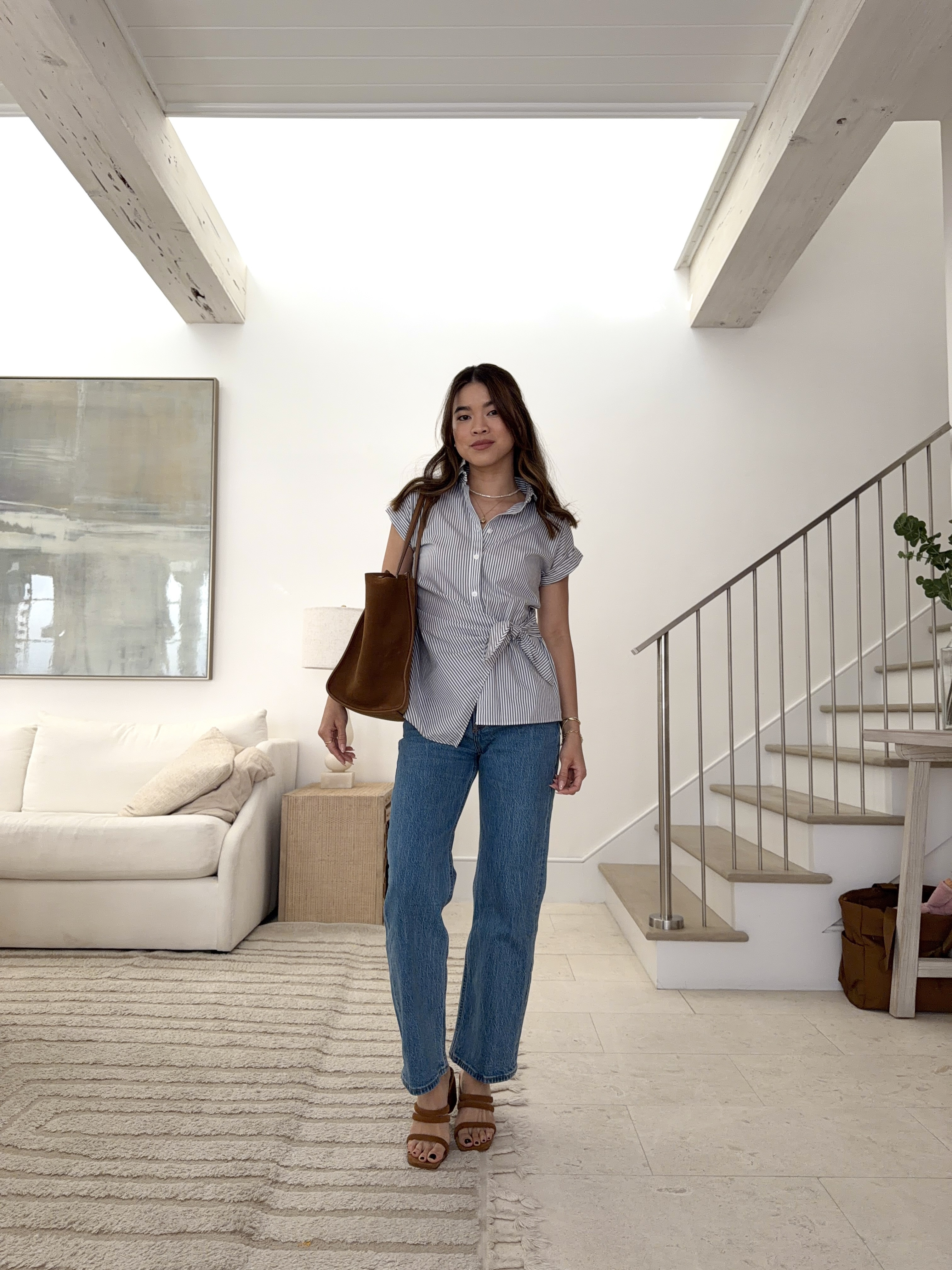 Sizing info:
•Top size XS
•Jeans size 23 Extra Short in Medium wash

petite fashion, get dressed with me, outfit inspiration, ootd, nashville outfit, Nashville influencer, petite style, vacation style, casual outfits, mom style, petite pants, spring outfits, spring outfit info, spring pants, spring outfit idea, spring top, spring bag, spring sweater, spring shoes, spring jeans 
 
@Aritzia 
 @abercrombie 

#LTKootd #LTKmomlife #LTKPetite