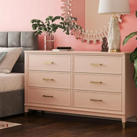 Westerleigh 6 Drawer Double Dresser Overall: 33.46 H x 56.77 W x 16.14 D Adult Assembly Required: Ye | Walmart (US)