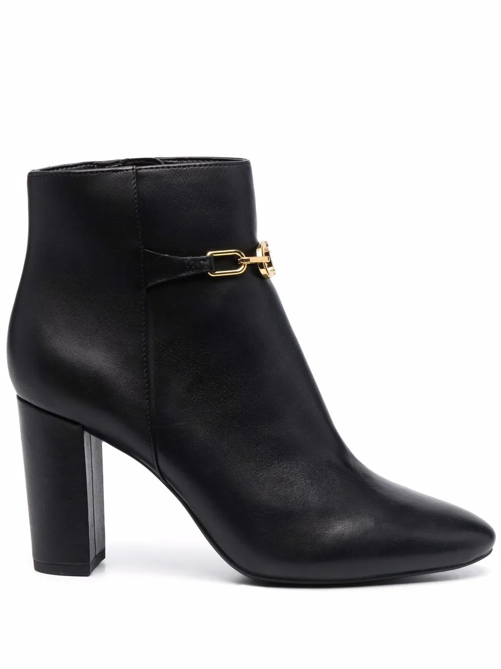Lauren Ralph Lauren Chain Horsebit Ankle Boots - Farfetch | Farfetch Global