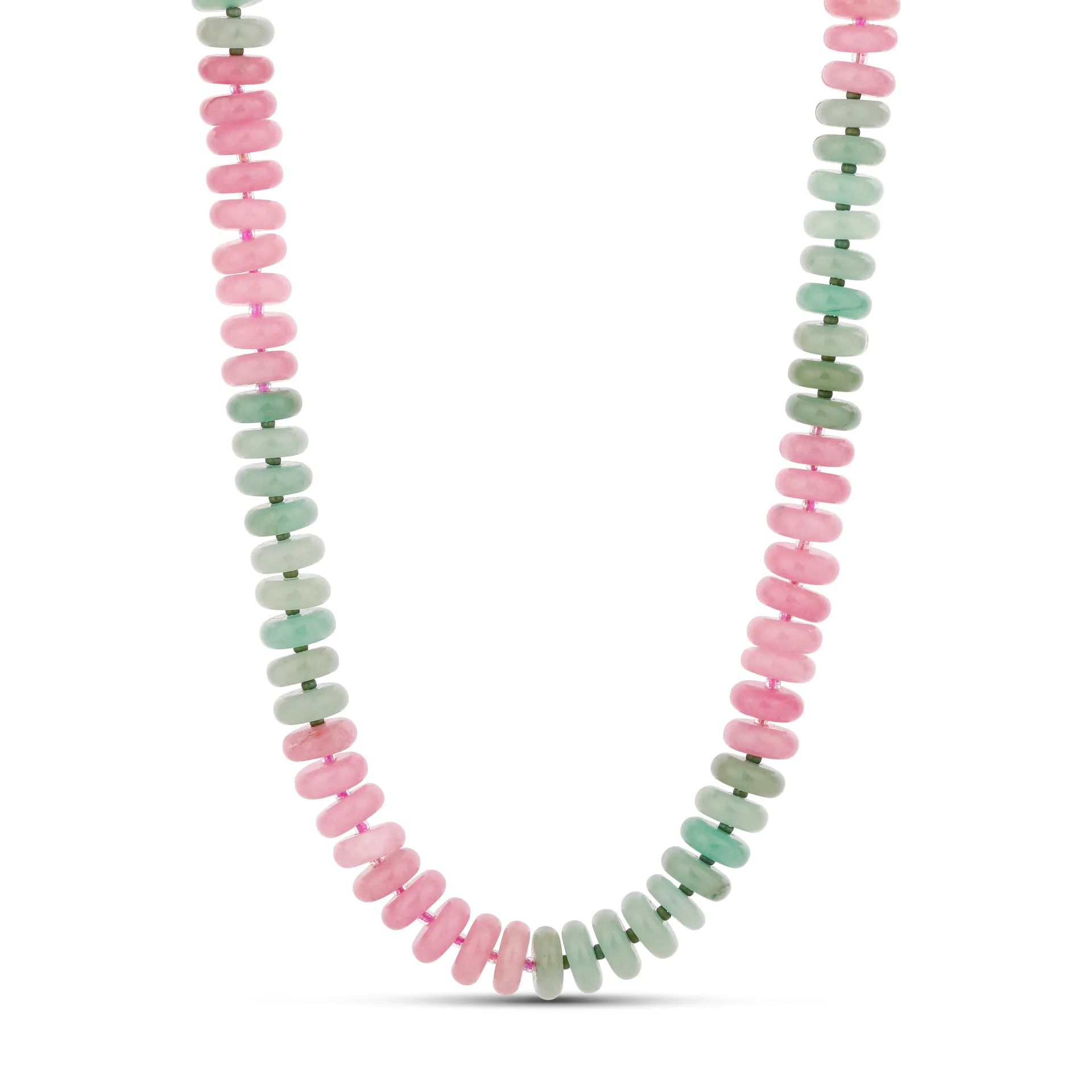 Pink and Green Everyday Necklace | Hannah B. Jewelry