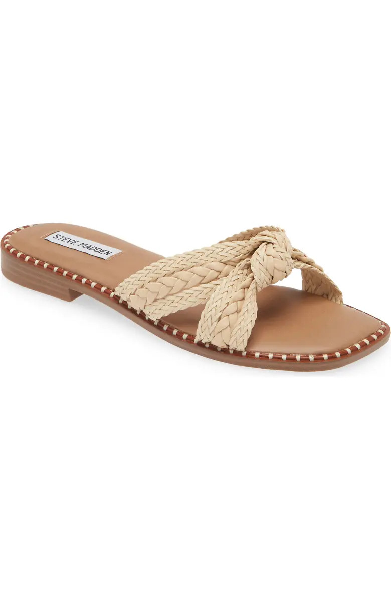 Steve Madden Wilmah Knotted Slide Sandal (Women) | Nordstromrack | Nordstrom Rack