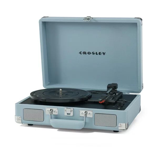 Crosley Electronics Cruiser Plus Turntable in Tourmaline- Bluetooth Out - Walmart.com | Walmart (US)