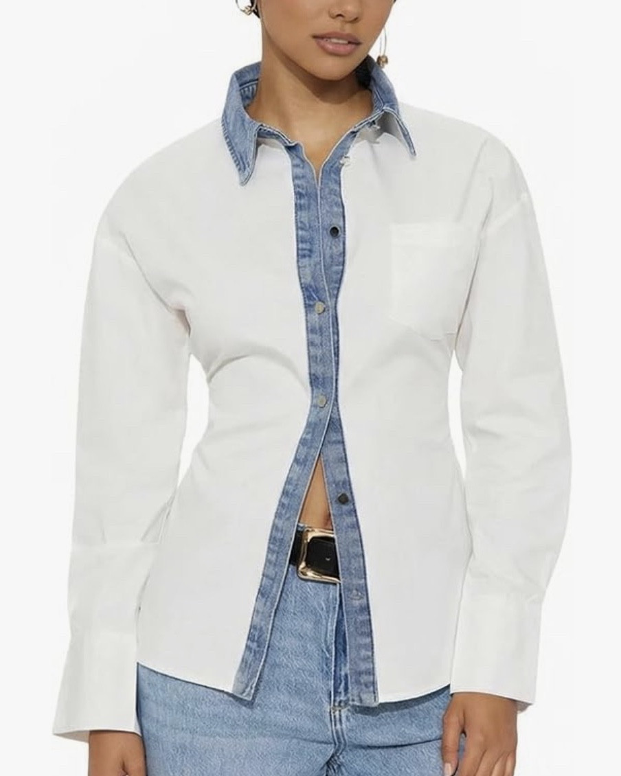 Casual Friday, but make it elevated 💼 
Denim + crisp layers + a bold pop = effortless polish.
Linked for you ✨
#LTKcasual #LTKstyle #AmazonFashion #CasualFriday #DenimLooks #EffortlessStyle #ChicCasual #EverydayOutfits #StyleInspo

#LTKOver40 #LTKootd #LTKWorkwear