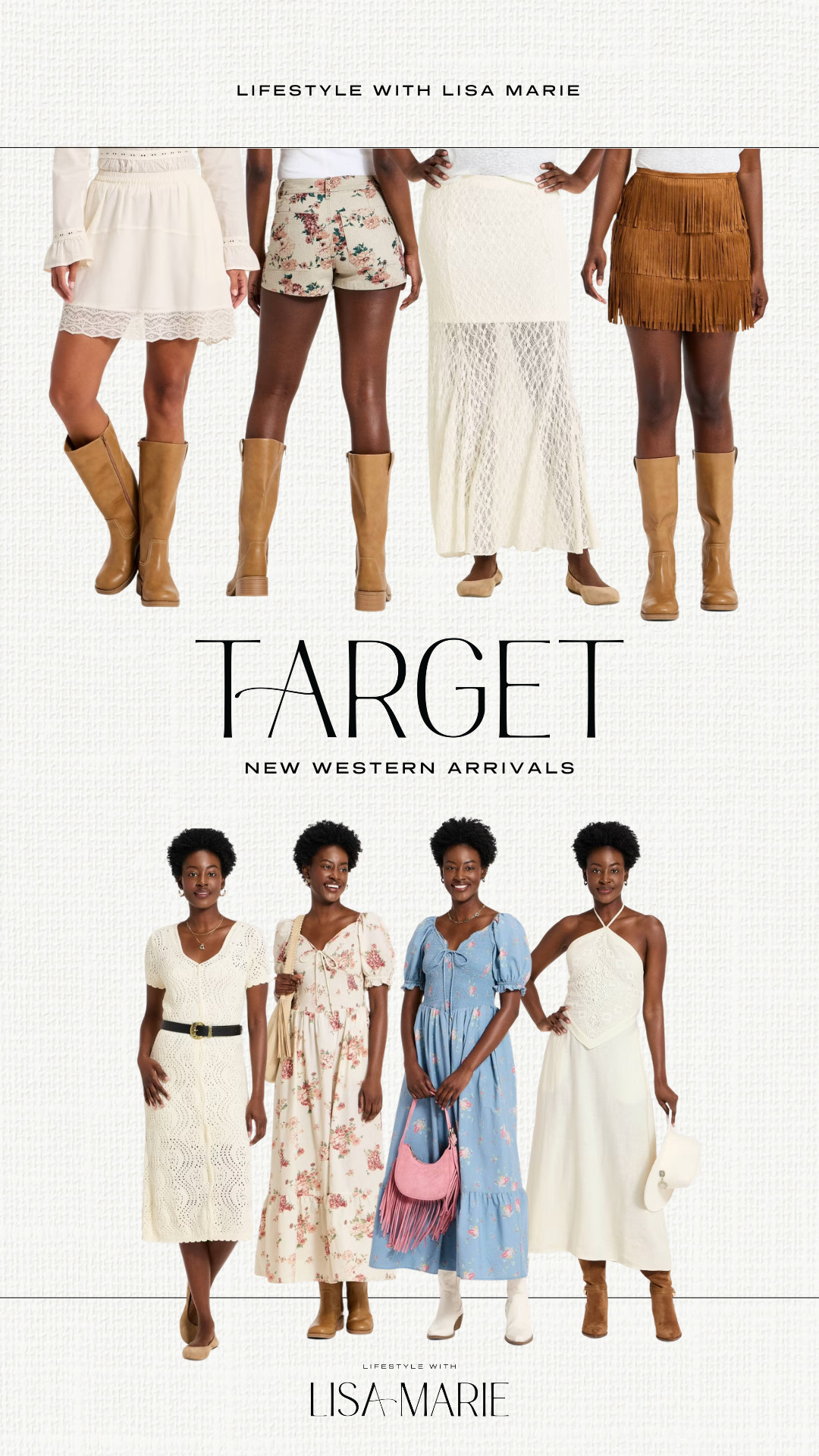 New Target arrivals. Target western wear. Country concert outfits. Neutral skirts. Neutral dresses. Spring dresses. Summer dresses. Country outfits. Western outfits. Vacation outfits.  

 #LTKootd #LTKSeasonal #LTKPetite