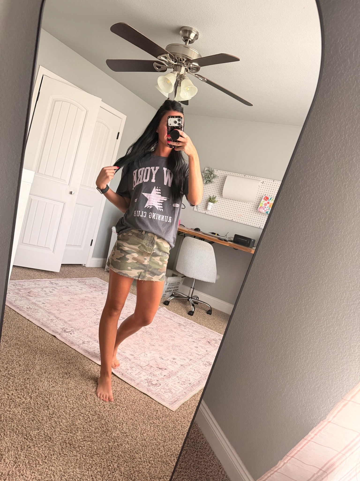 Cute Walmart graphic tee with their camo mini skirt. Wearing XS in tshirt and XXS in skirt. 

Walmart
Walmart Fashion
Summer Outfit
Camo mini skirt 
Walmart finds 
Graphic Tee

#LTKootd #LTKgrwm #LTKPetite