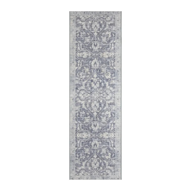 Better Homes & Gardens Blue Persian 24" x 84" Runner Rug | Walmart (US)