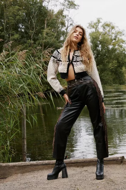 Floral Fairisle Cropped Cardigan | Nasty Gal UK (+IE)