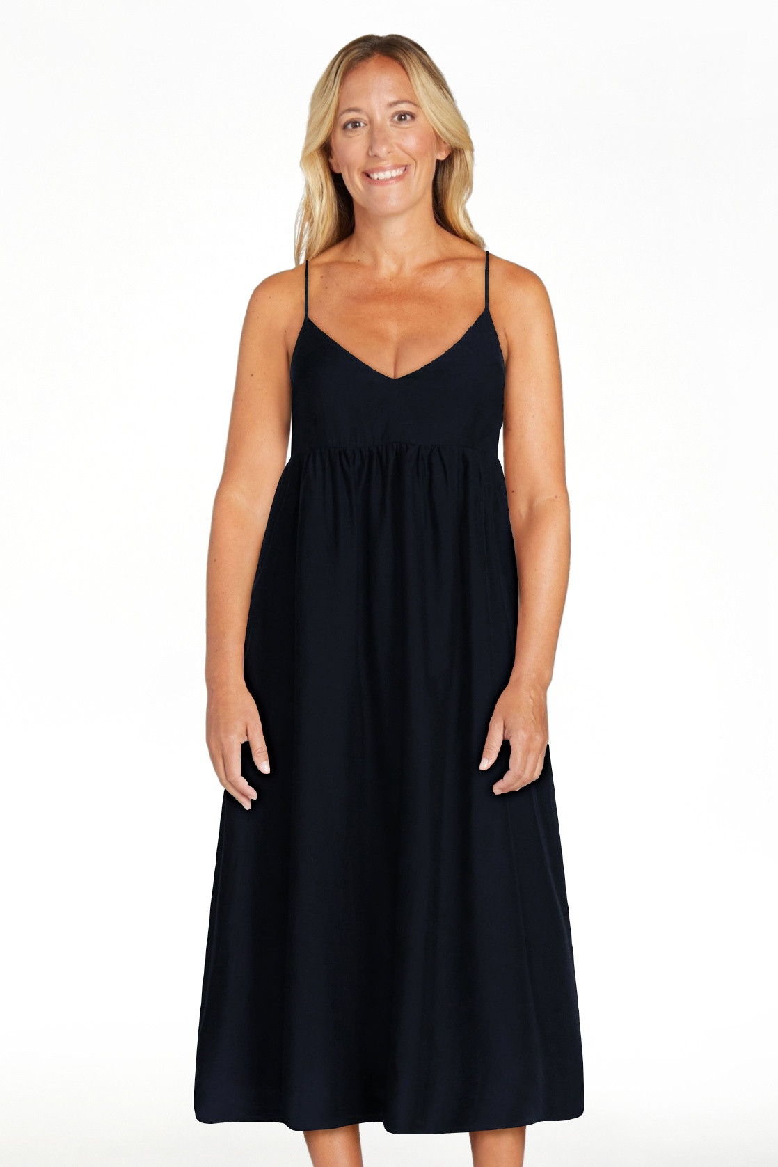 Scoop Women's and Women's Plus Flowy Maxi Dress, Sizes XS-4X | Walmart (US)