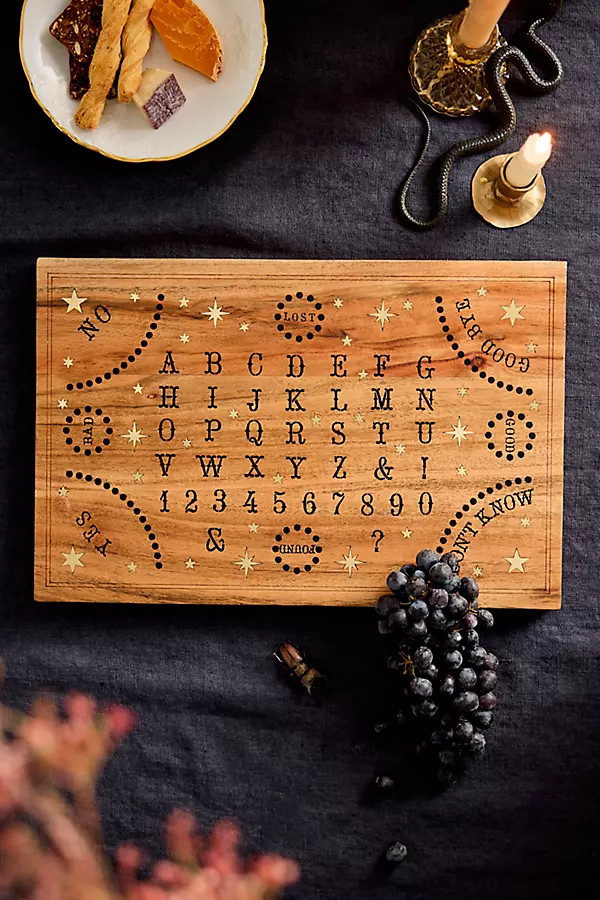 Brass inlay cheese board