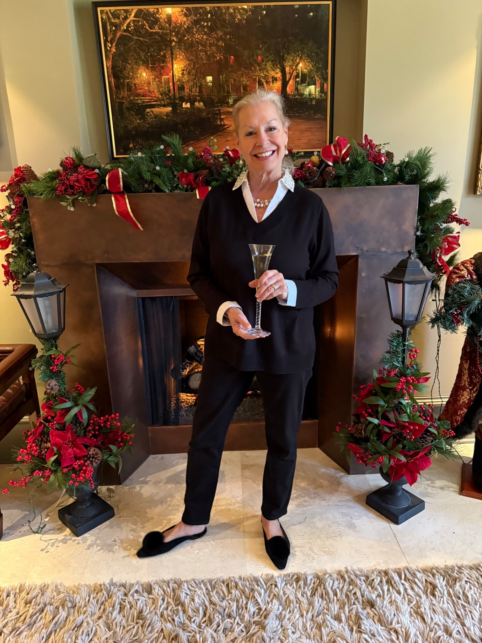 Another quiet Christmas at home 

#LTKHoliday #LTKootd #LTKOver40